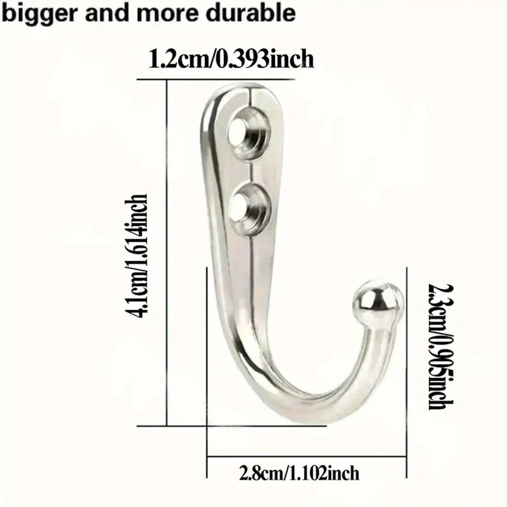 Retro Wall Hooks Hangers Door Wall Mounted Coat with Screws Suction Heavy Load Rack for Kitchen Bathroom Accessories
