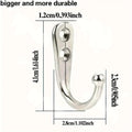 Retro Wall Hooks Hangers Door Wall Mounted Coat with Screws Suction Heavy Load Rack for Kitchen Bathroom Accessories