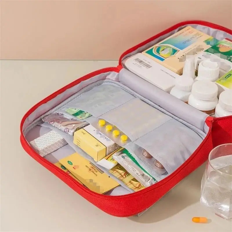 Large Capacity Medicine Bag Travel Portable Medical Bag Home Medicine Storage Bag Set Portable Outdoor First Aid Kit 1pc