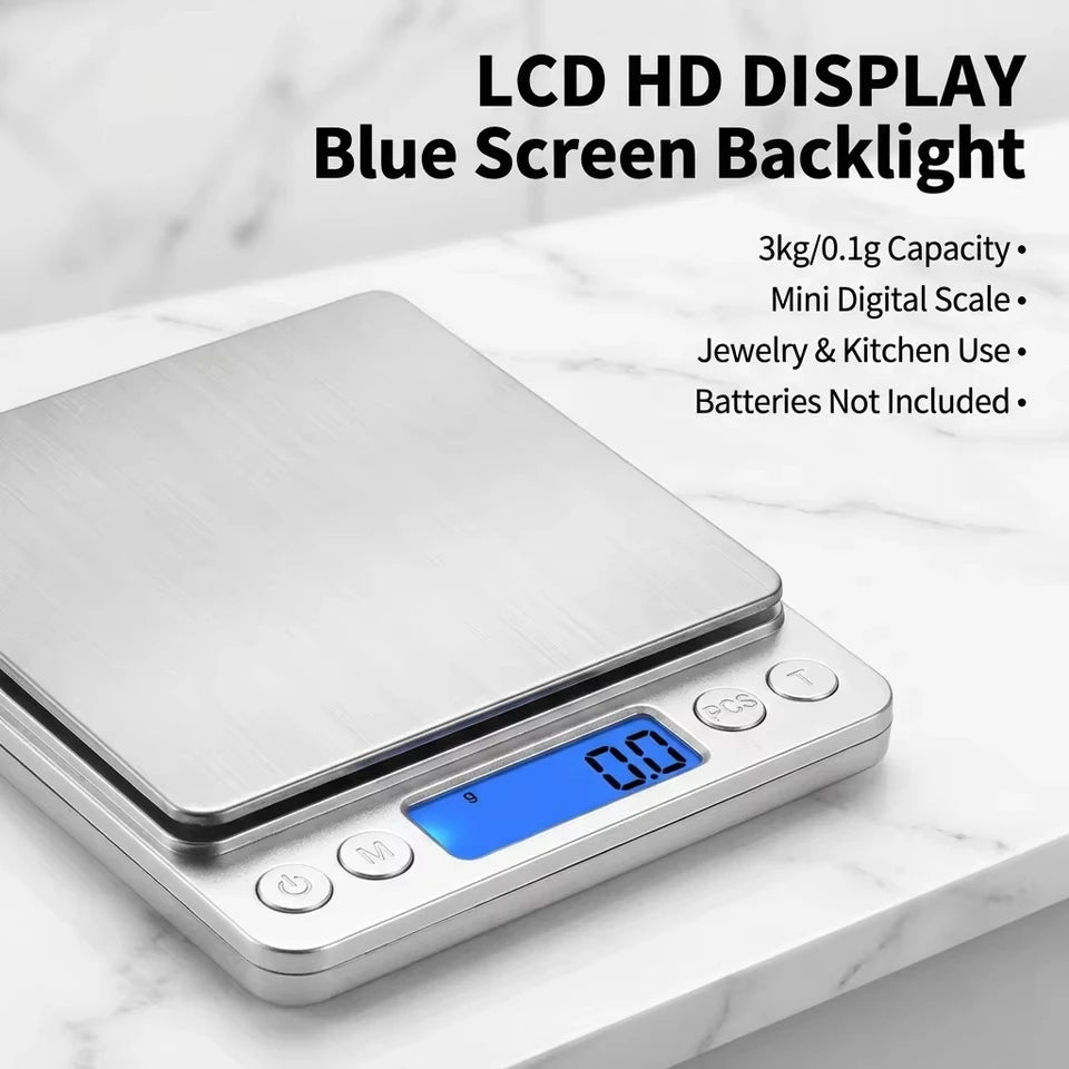 3KG High-Precision Electronic Kitchen Scale Gram Scale for Baking And Household Use Small Traditional Style Weighing Device