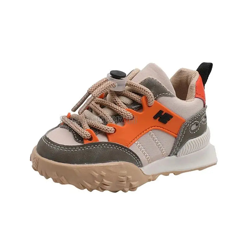 New 3 Colors Style Soft Sole Boys Girls Low Top Casual Breathable Student Sports Sneakers Shoes